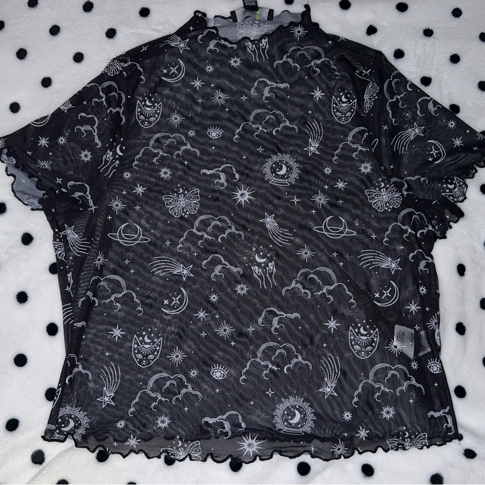 Sheer black t-shirt